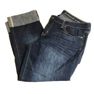 Gap 1969 premium straight crop jeans size 12